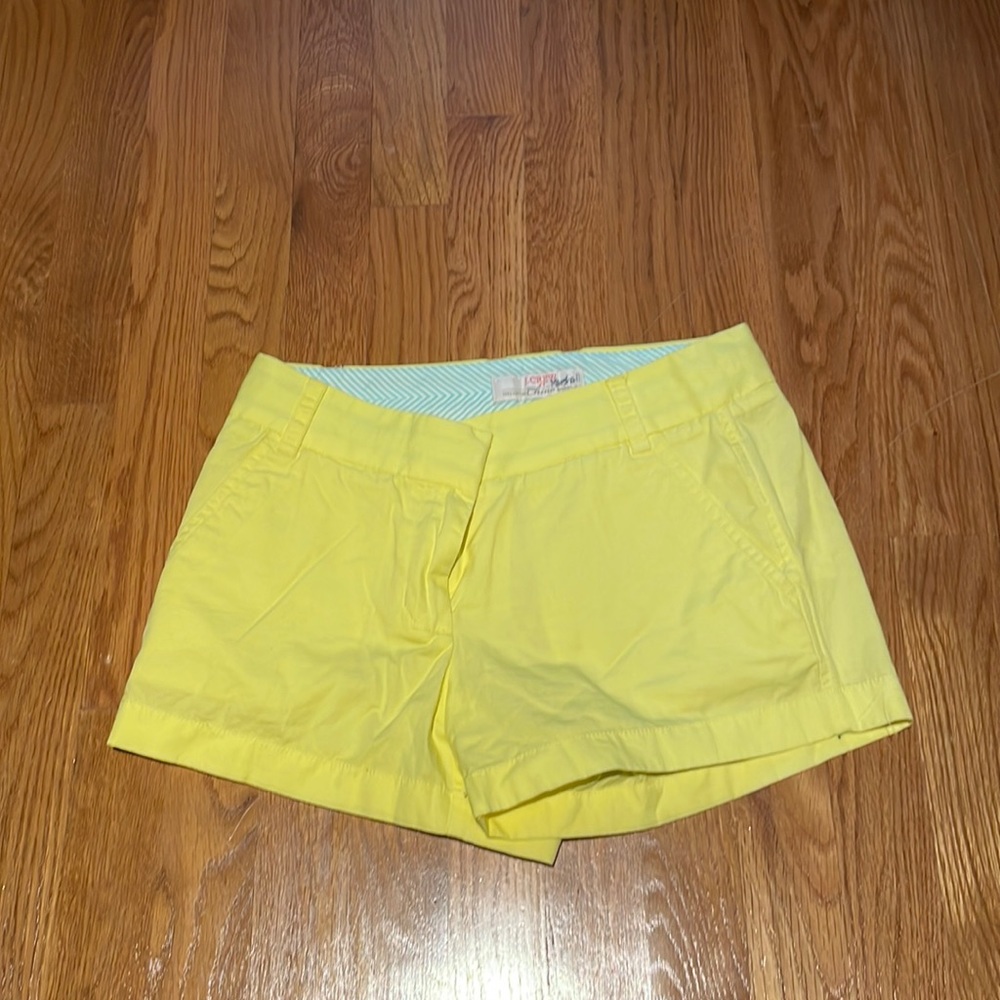 J. Crew Yellow Shorts Women’s Size 0.